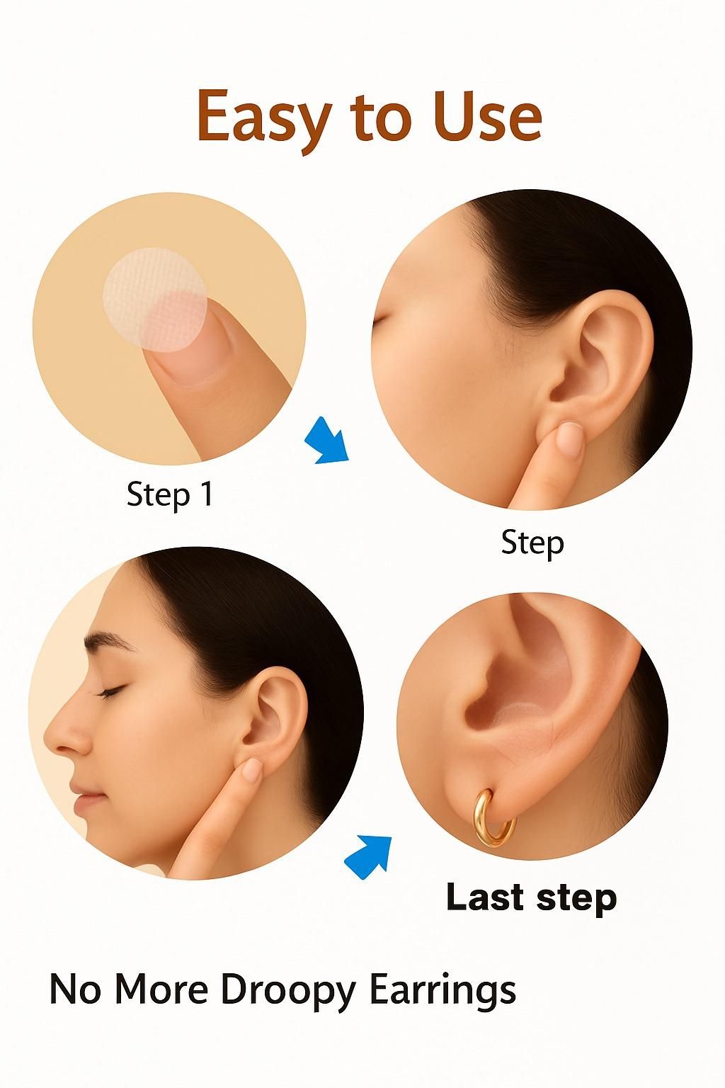 Premium Earlobe Support Patches || 100 PCS