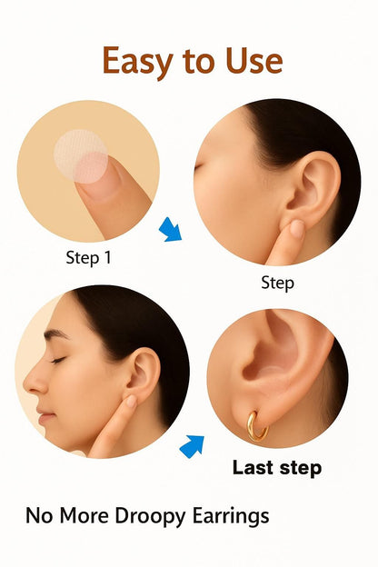 Premium Earlobe Support Patches || 100 PCS